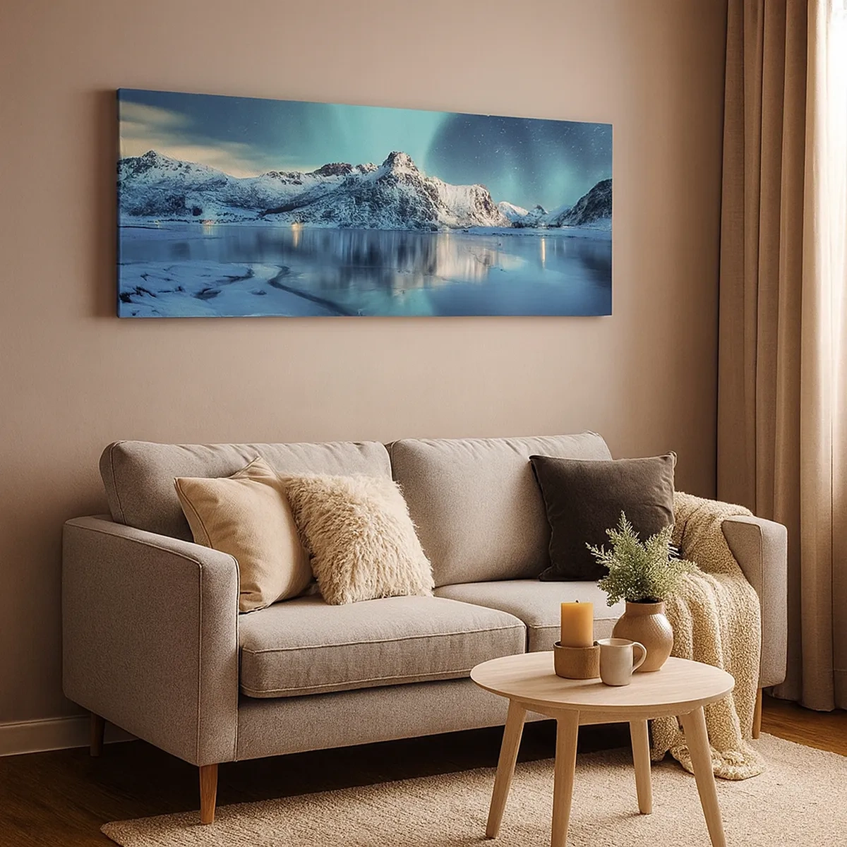 Obraz na plátne - Noc plná svetla - 30x30 cm