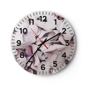 Nástenné hodiny - V záplave kvetov - 40x40 cm