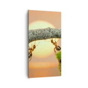 Obraz na plátne - Radostná, spoločná práca - 65x120 cm