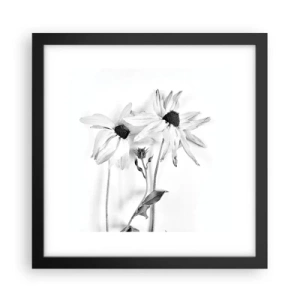 Plagát v čiernom ráme - Nikto nechce byť sám - 30x30 cm