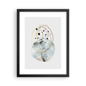 Plagát v čiernom ráme - V objatí priestoru - 30x40 cm