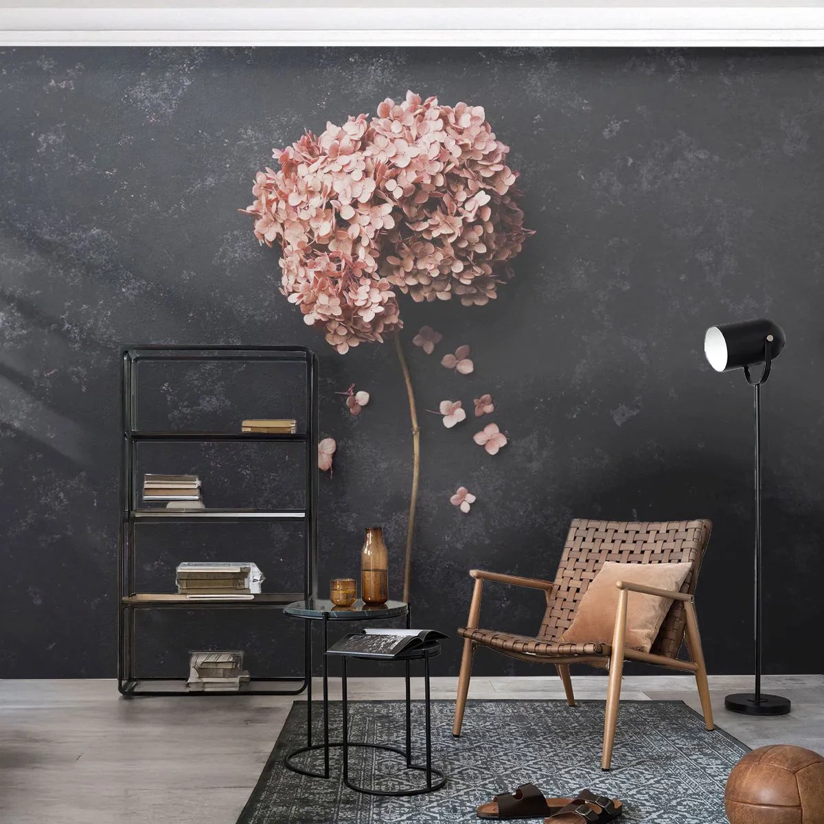 Fototapeta Standard Eco - Skutočne romantické znamenie - Kvetina, Hortenzia hortenzia, Príroda - 500x350 cm