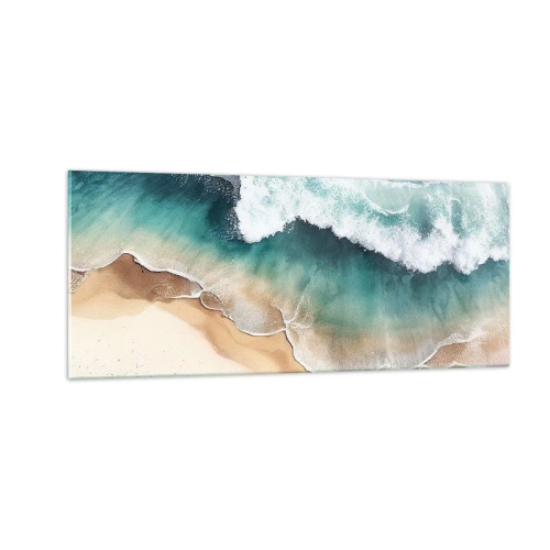 Obraz na skle - Odveké stretnutie - 100x40 cm