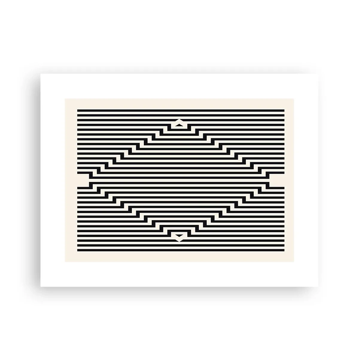 Plagát - Geometrická ilúzia - 40x30 cm
