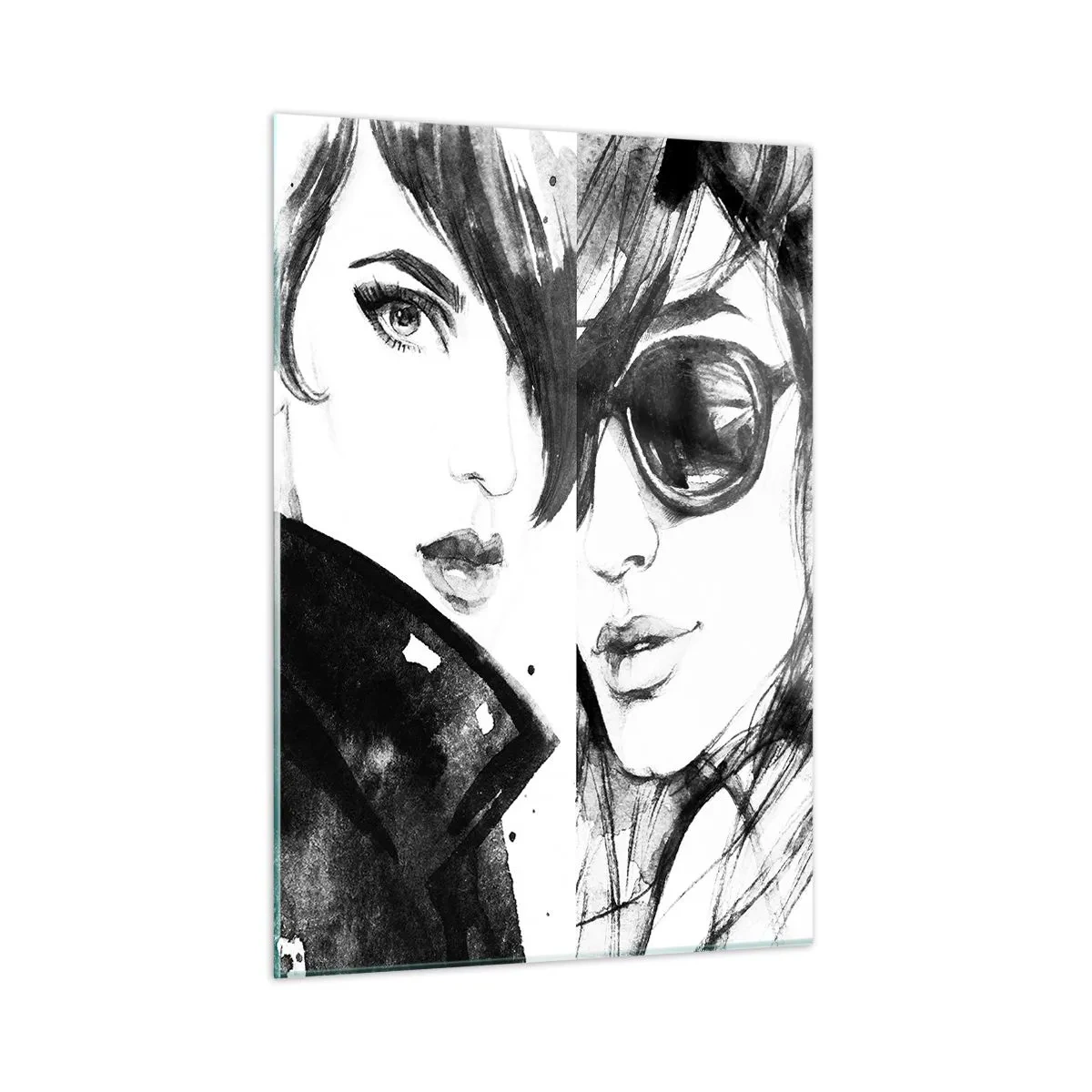Obraz na skle - Znásobená krása - 50x70 cm