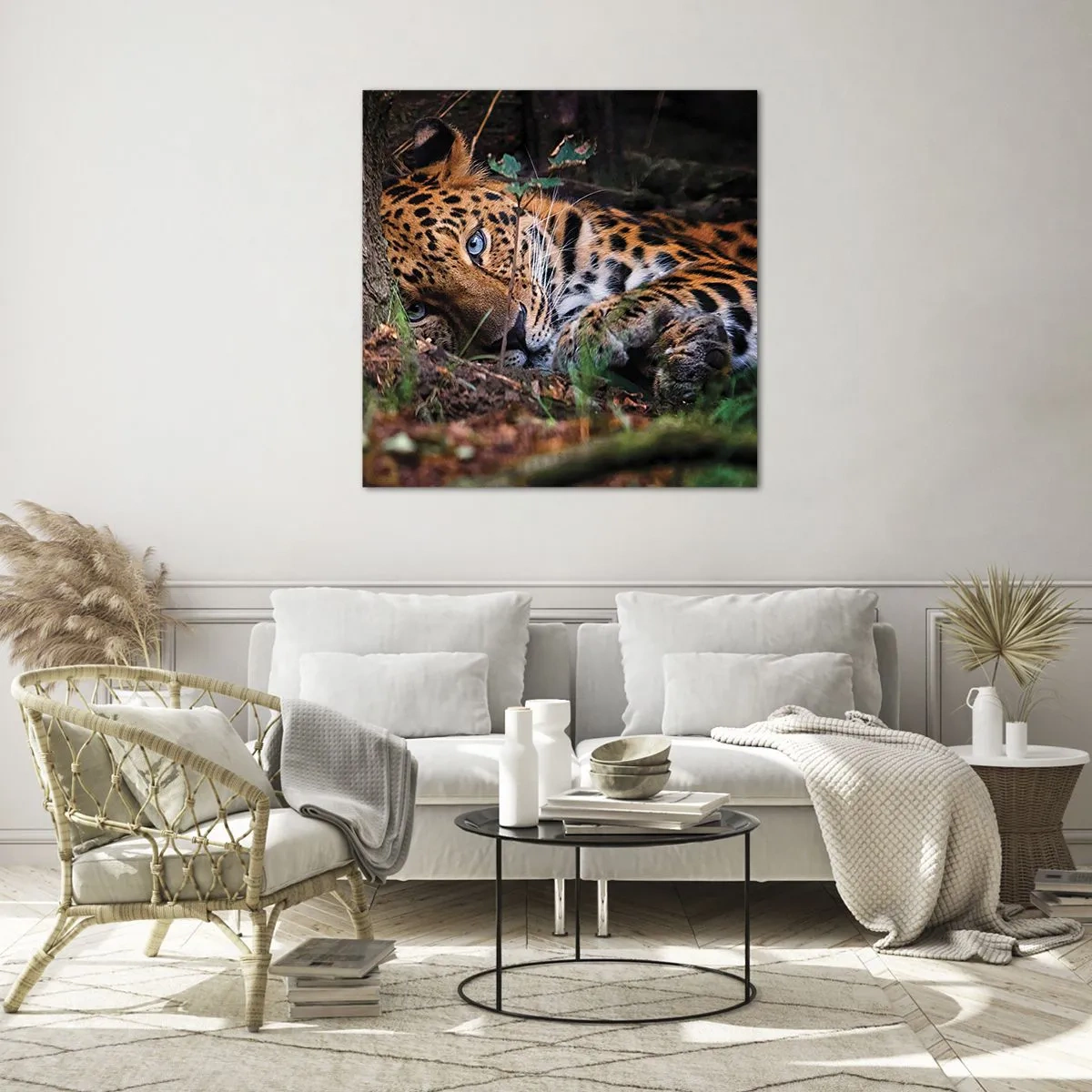 Obraz na skle - Ver mi - 70x70 cm