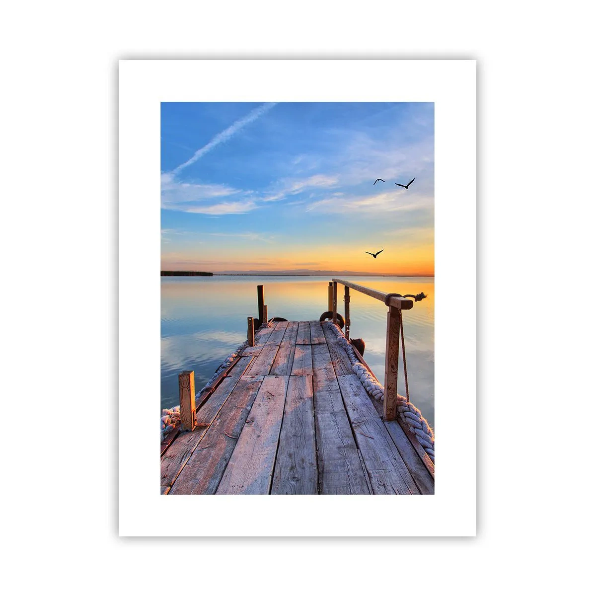 Plagát - Ísť pred seba smerom k slnku - 30x40 cm