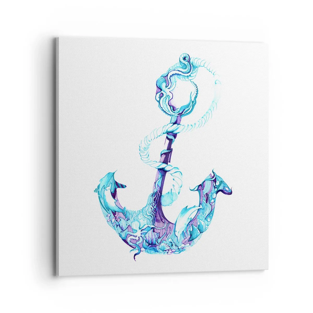 Obraz na plátne - Dôverníčka tajomstiev mora - 70x70 cm