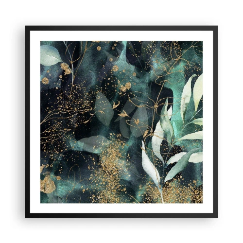 Plagát v čiernom ráme - Kúzelná záhrada - 60x60 cm