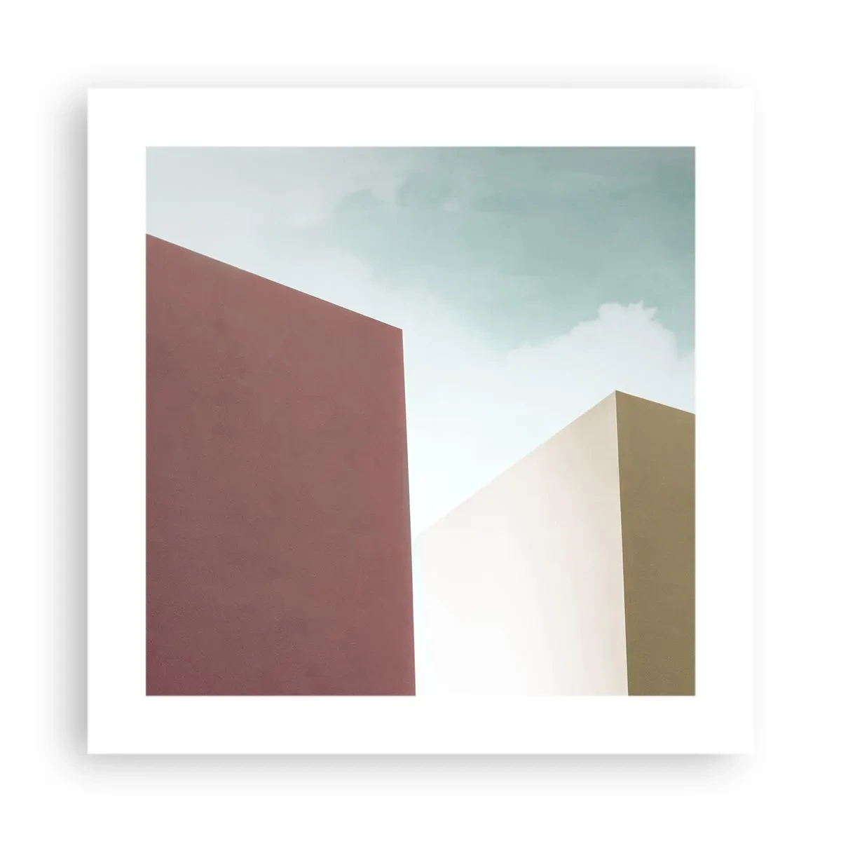 Plagát - Geometria slnečného leta - 40x40 cm