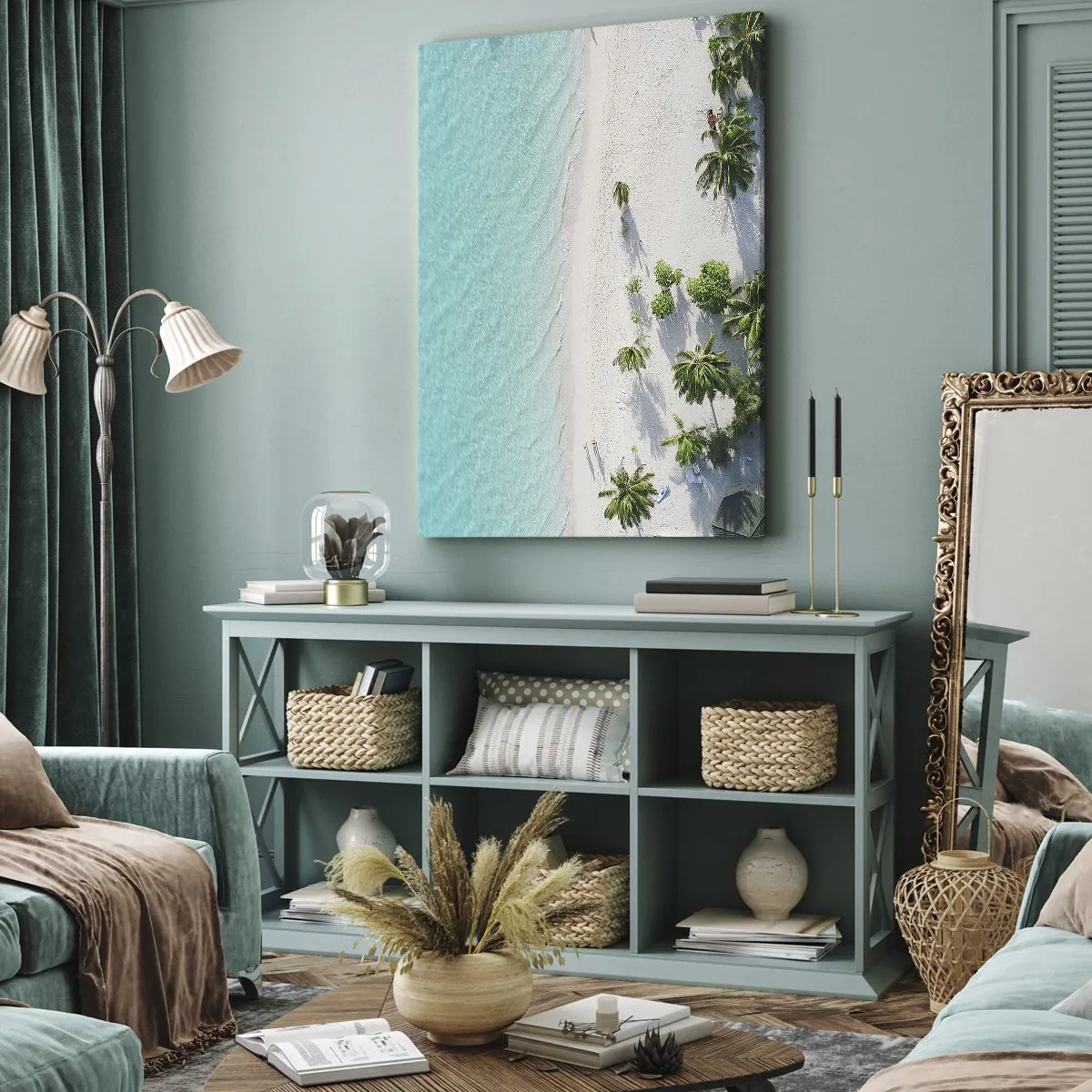 Obraz na plátne - Dovolenka v raji - 65x120 cm