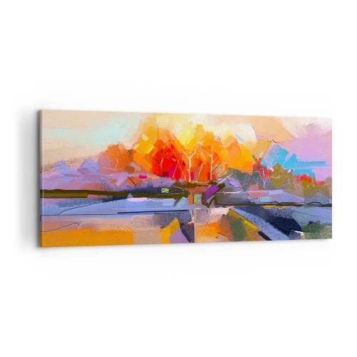 Obraz na plátne - A bola jeseň - 100x40 cm