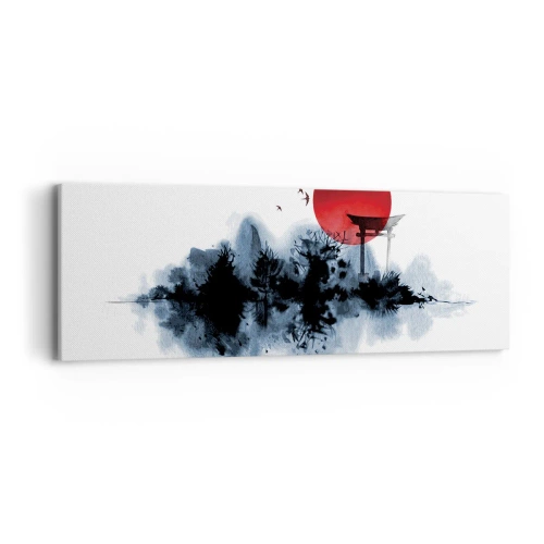 Obraz na plátne - Japonský pohľad - 90x30 cm