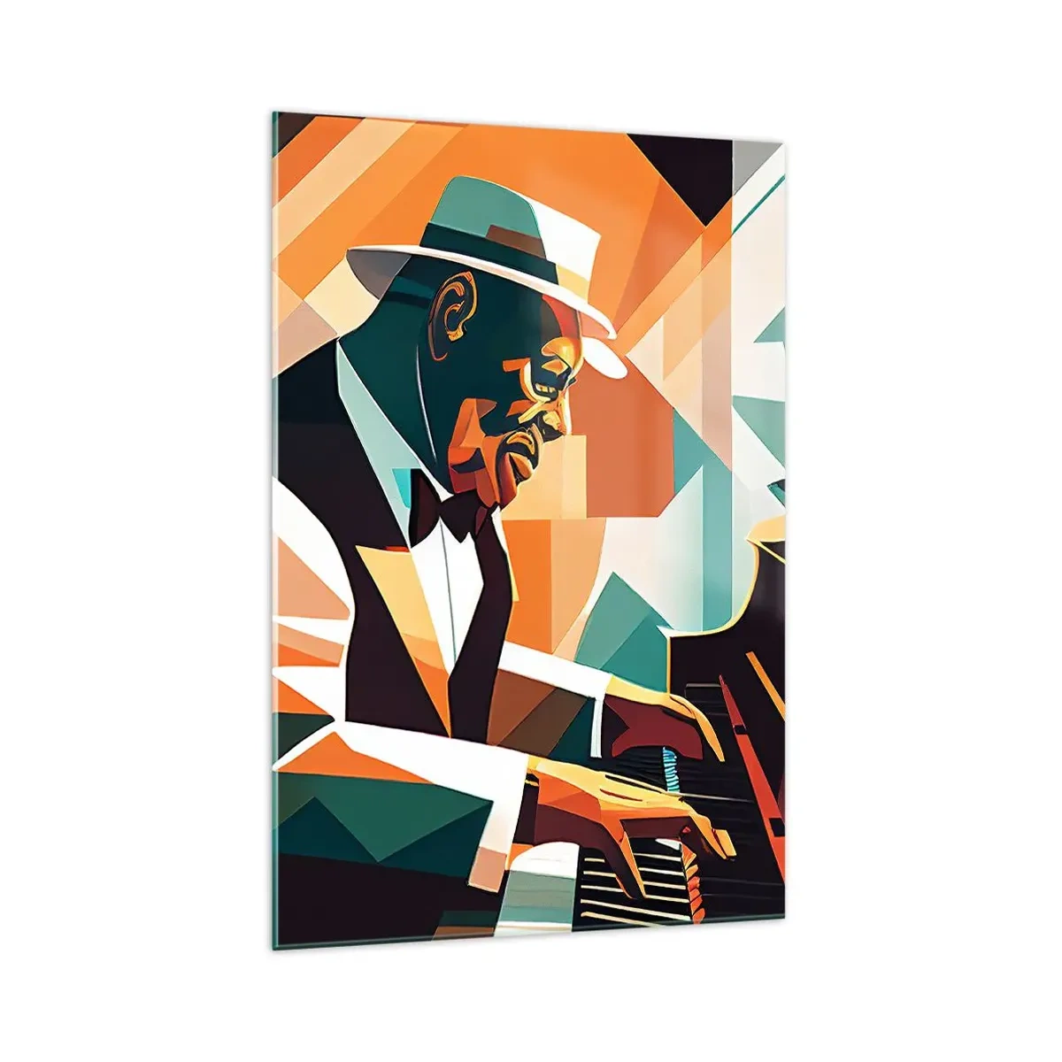 Obraz na skle - Celý tento jazz - 70x100 cm