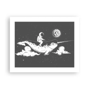 Plagát - Vesmírny jazdec - 50x40 cm