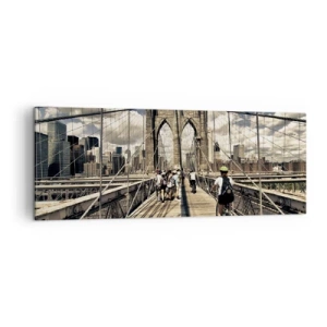 Obraz na plátne - Priamo do srdca mesta - 140x50 cm