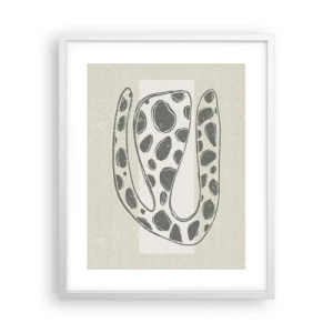 Plagát v bielom ráme - Bizarná bytosť - 40x50 cm