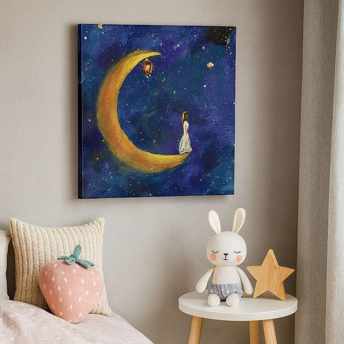 Obraz na plátne - Volanie sveta - 30x30 cm