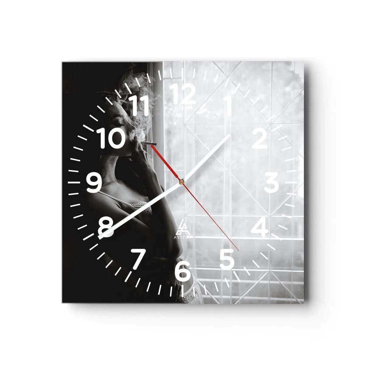 Nástenné hodiny - Zmyselný okamih - 30x30 cm