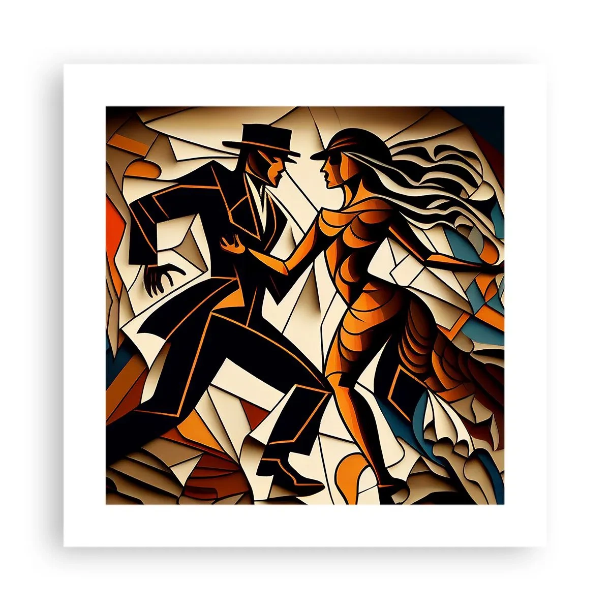 Plagát - Tanec vrelosti a vášne - 40x40 cm