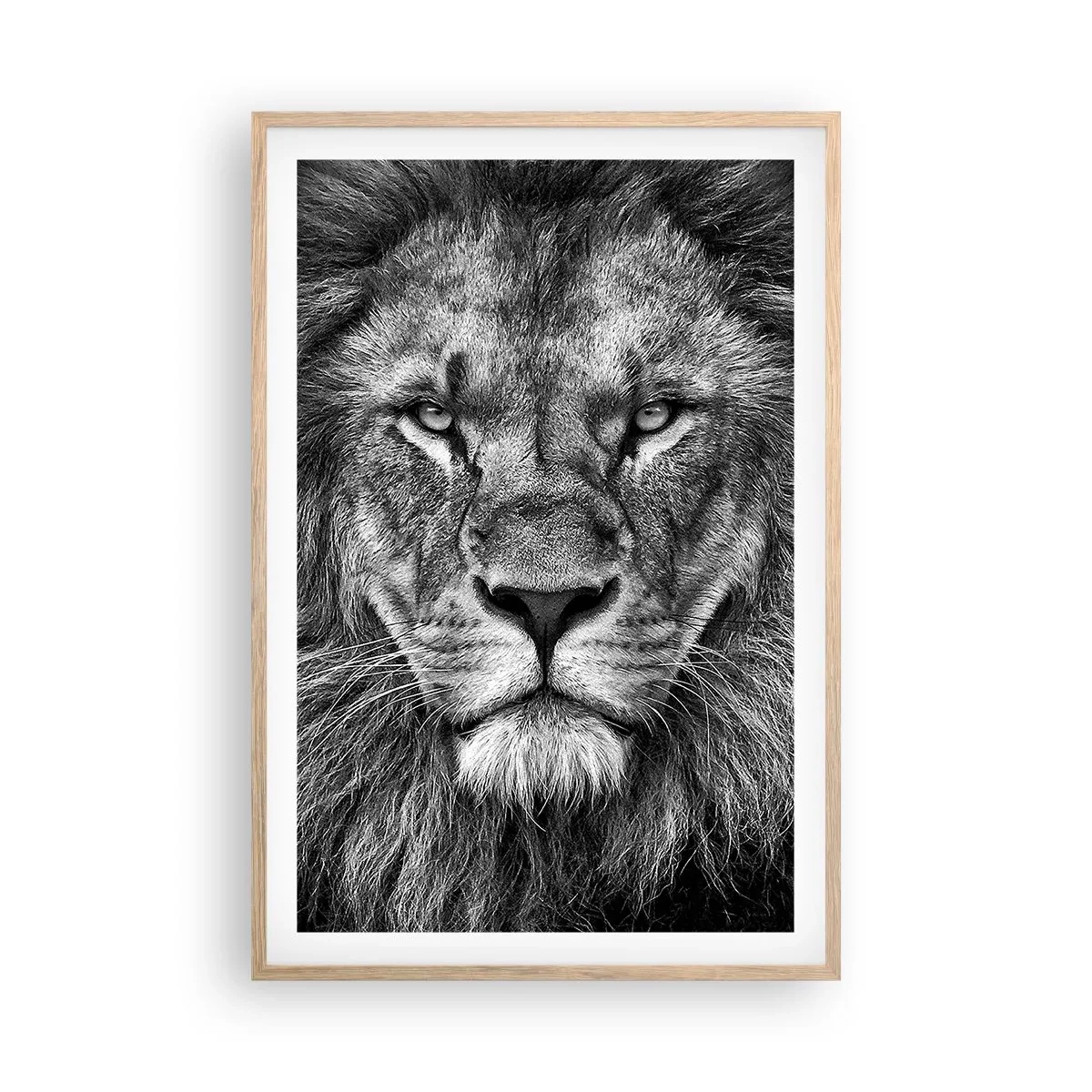 Plagát v ráme zo svetlého duba - V korunovačnom odeve - 61x91 cm