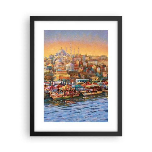 Plagát v čiernom ráme - Istanbulský príbeh - 30x40 cm