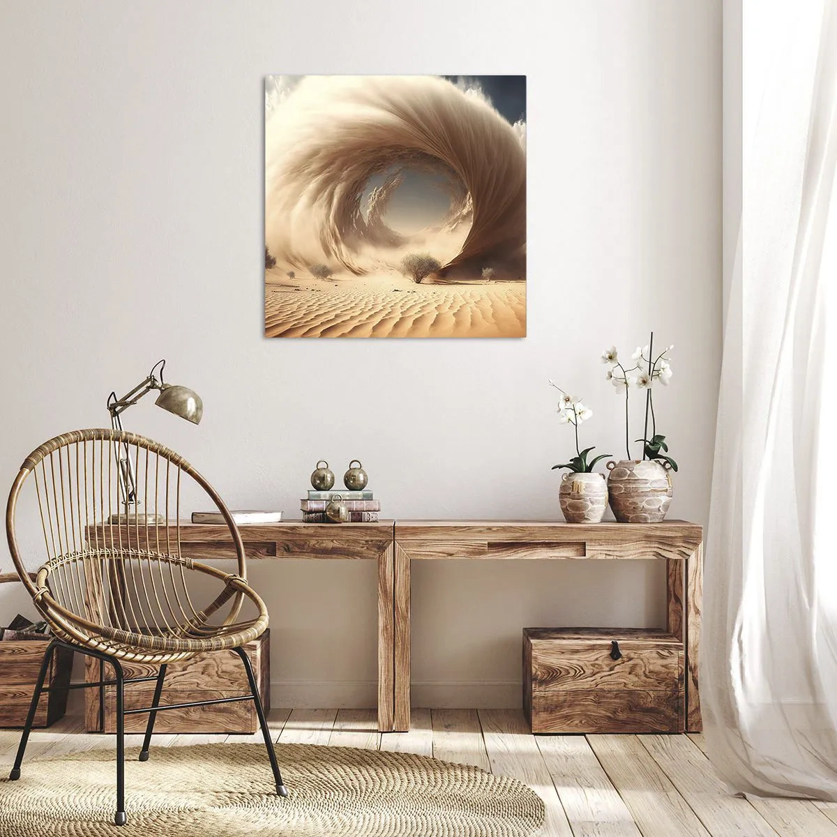 Obraz na plátne - Otvorený portál - 70x70 cm