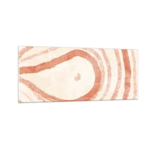 Obraz na skle - Koralové kruhy – kompozícia - 100x40 cm