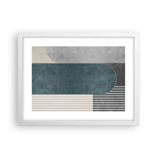 Plagát v bielom ráme - Kompozícia na úrovni - 40x30 cm