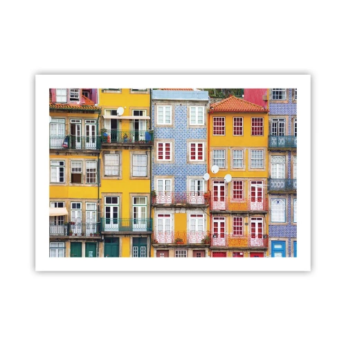 Plagát - Farby starého mesta - 70x50 cm
