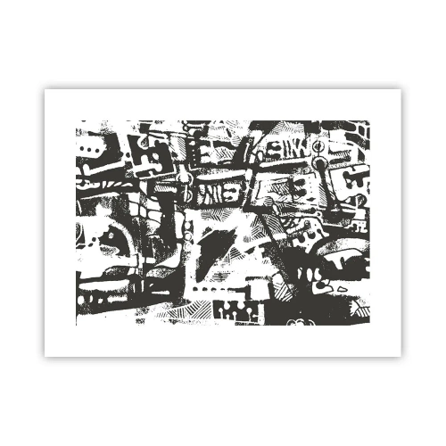 Plagát - Poriadok alebo chaos? - 40x30 cm