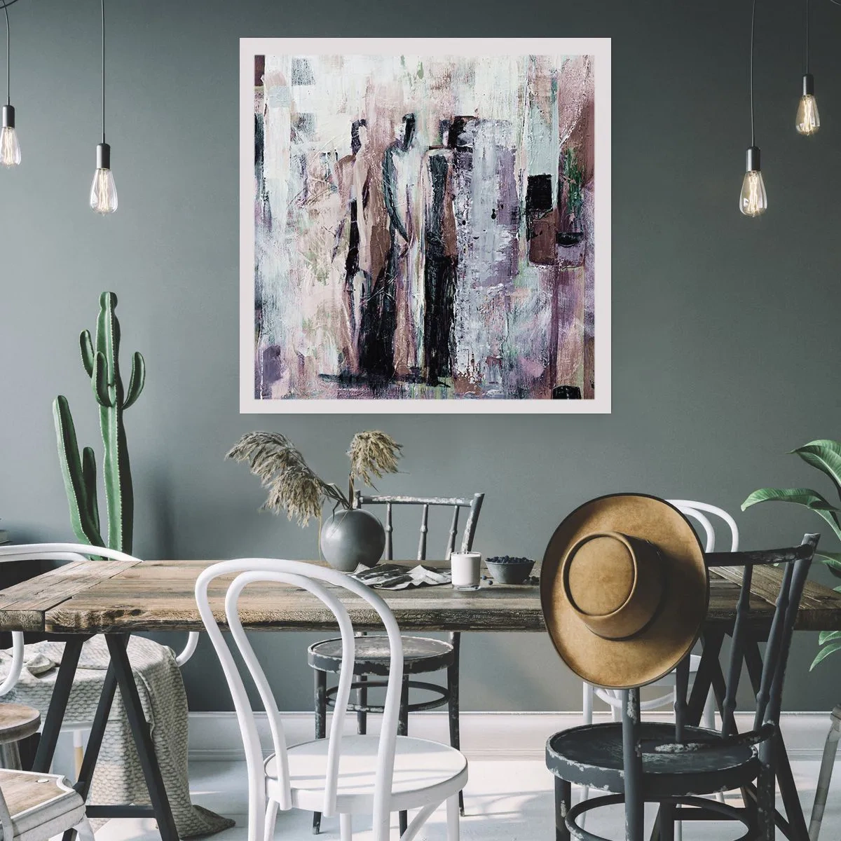 Plagát - Tajomná trojica - 60x60 cm