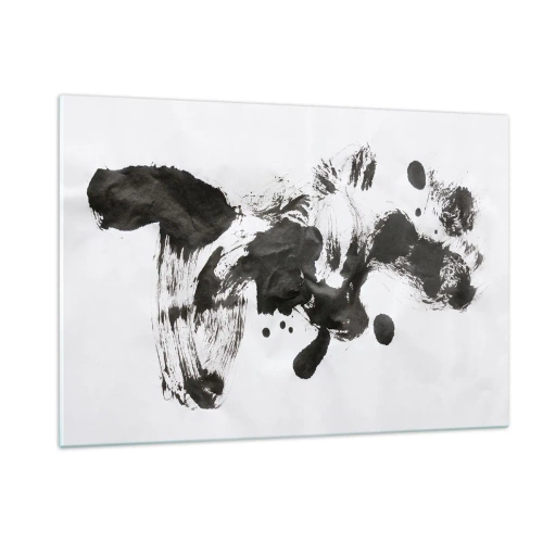 Obraz na skle - Metóda v šialenstve? - 120x80 cm