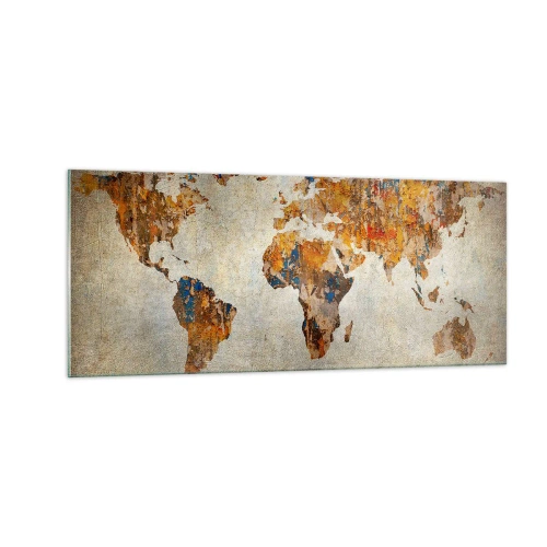 Obraz na skle - Skutočne veľký svet - 100x40 cm