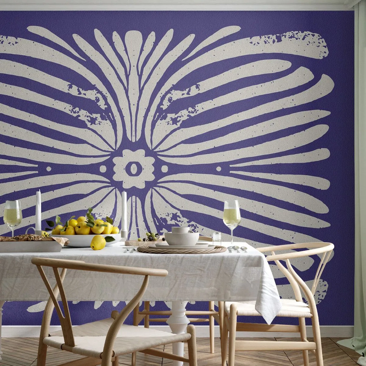 Fototapeta Premium Canvas - Etnické inšpirácie - Boho, Botanický, Kus - 250x175 cm