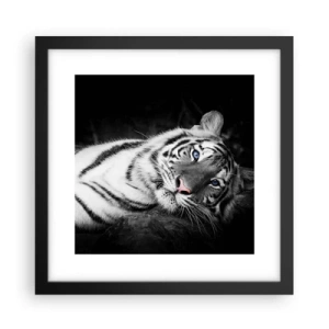 Plagát v čiernom ráme - Divočina a pokoj - 30x30 cm