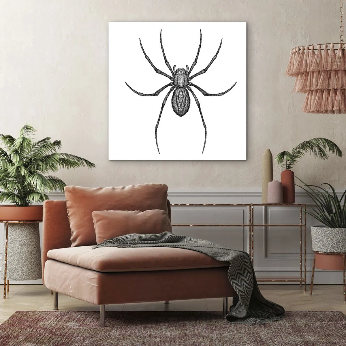 Obraz na plátne - Znepokojivá presnosť - 40x40 cm