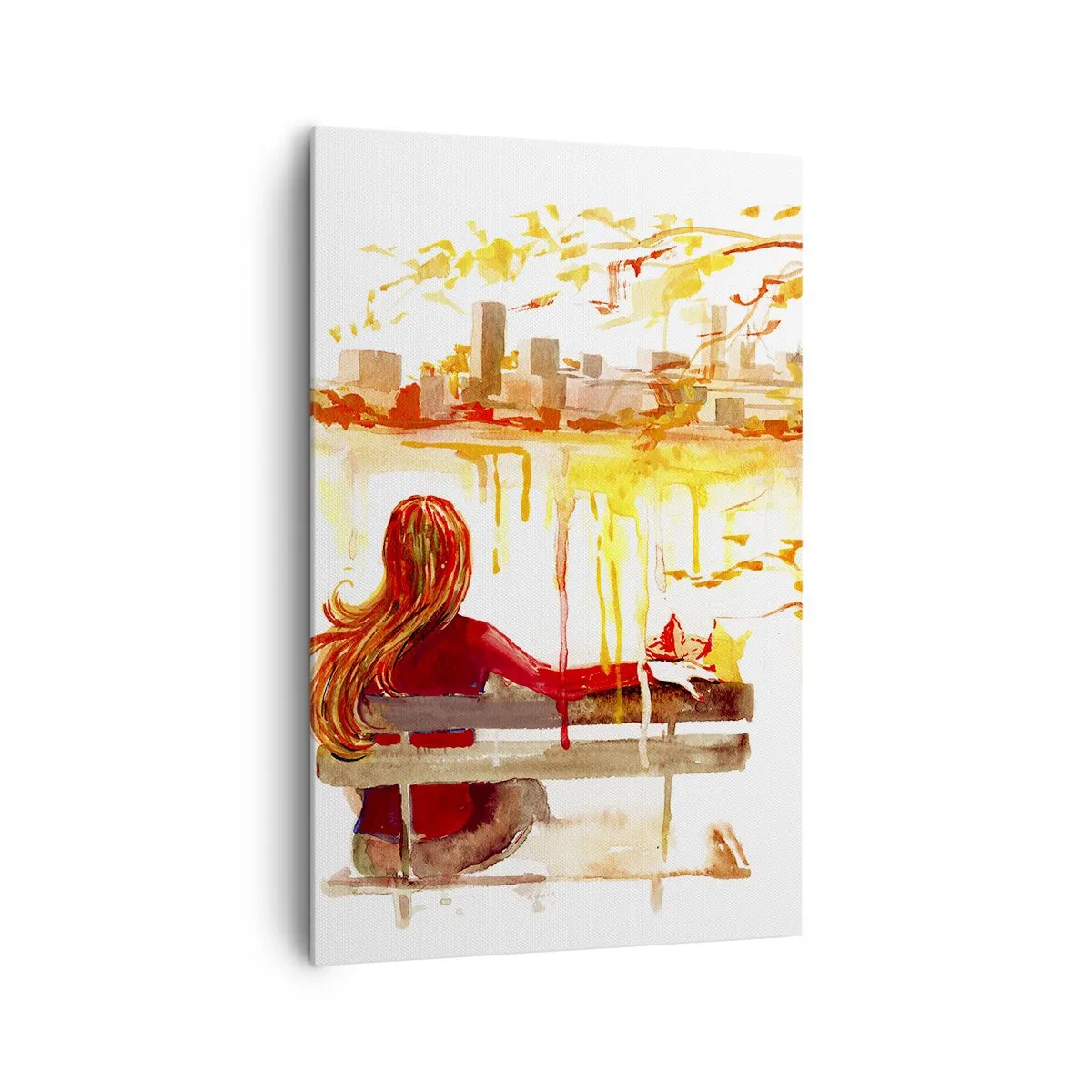 Obraz na plátne - Okamih zamyslenia - 80x120 cm