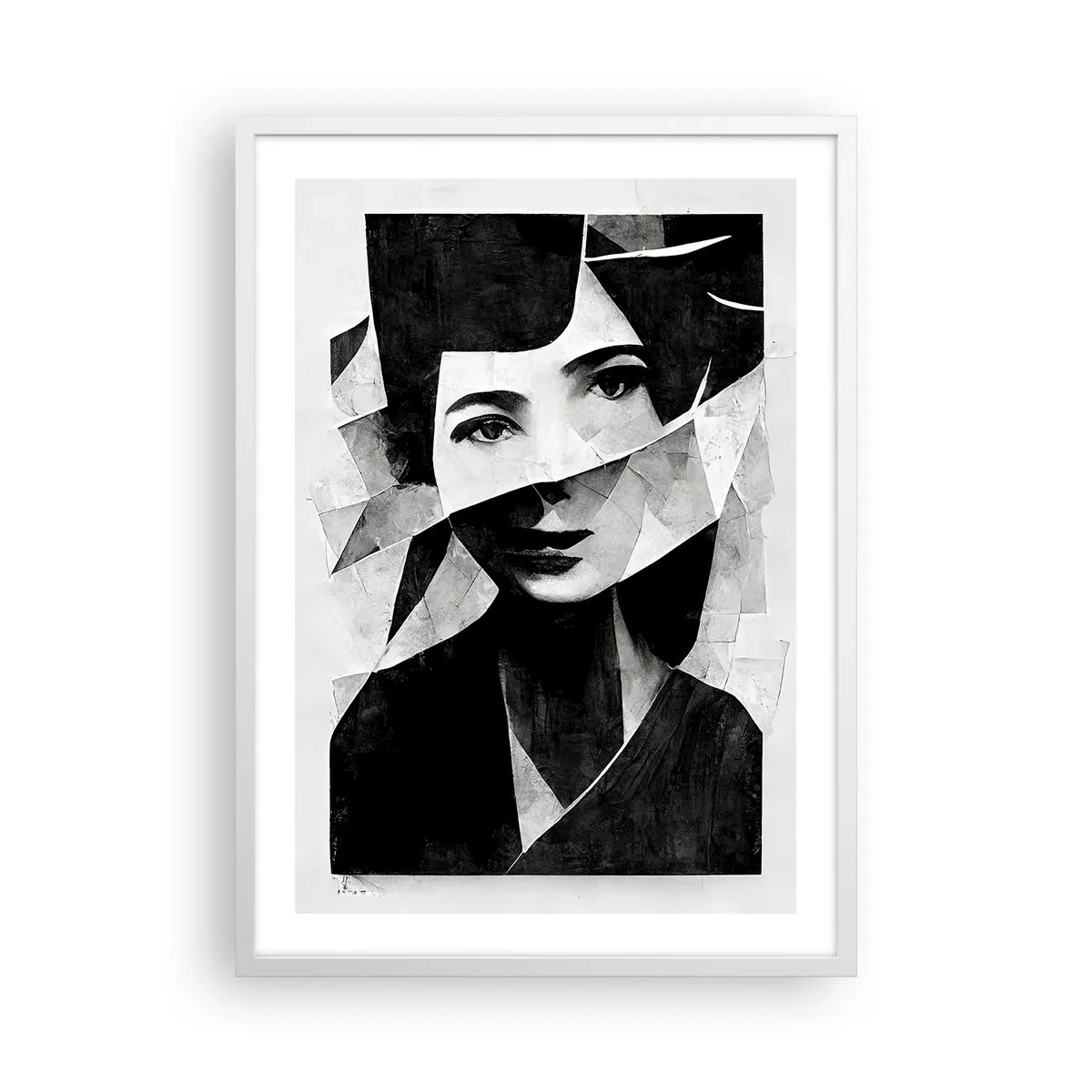 Plagát v bielom ráme - Niečo o tebe… - 50x70 cm