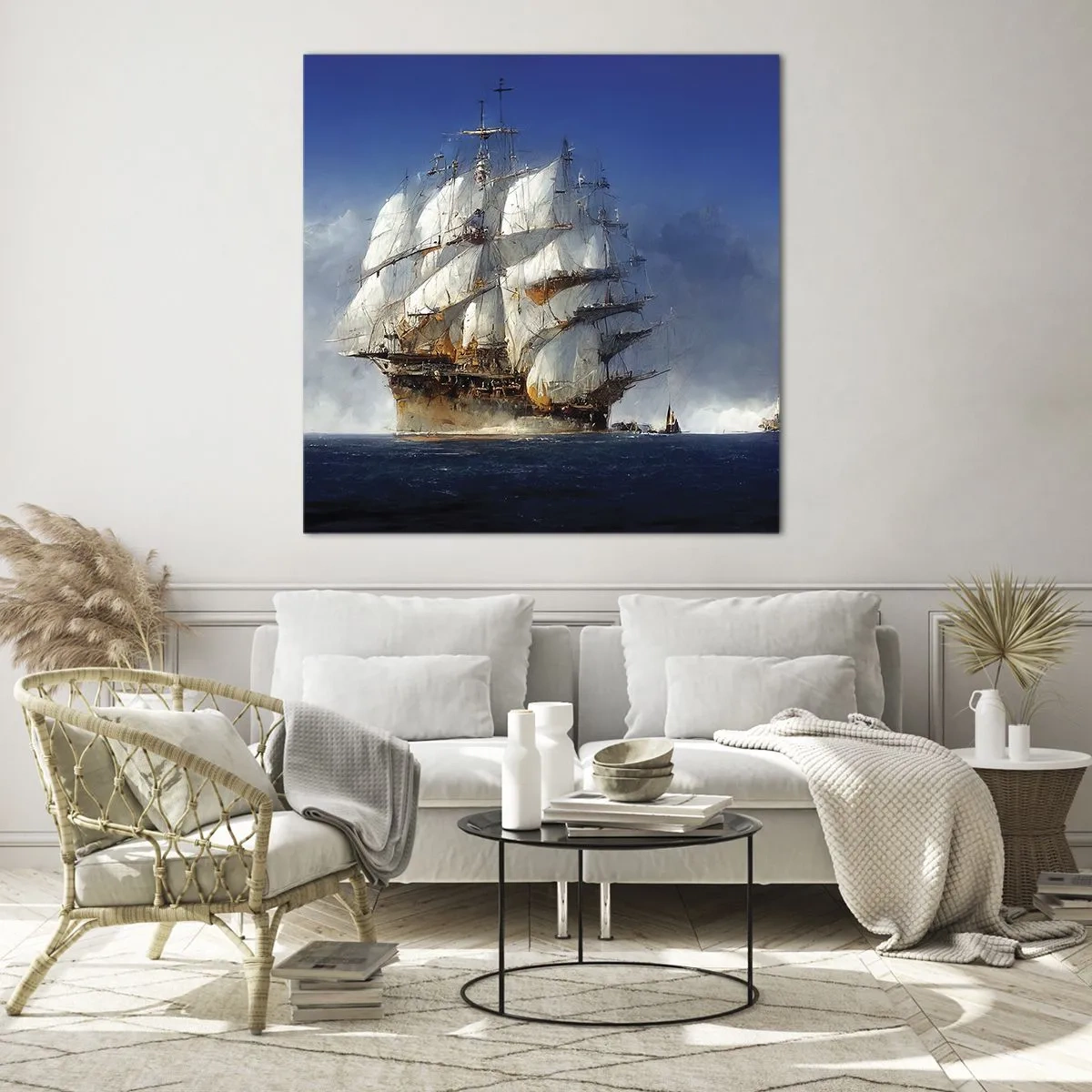 Obraz na skle - The great glory! - 70x70 cm