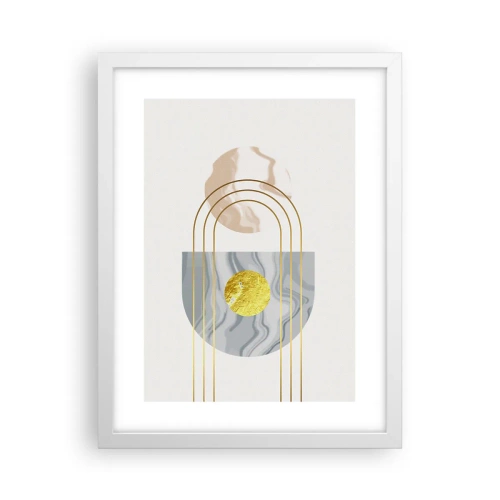 Plagát v bielom ráme - Jas a žiarivosť - 30x40 cm