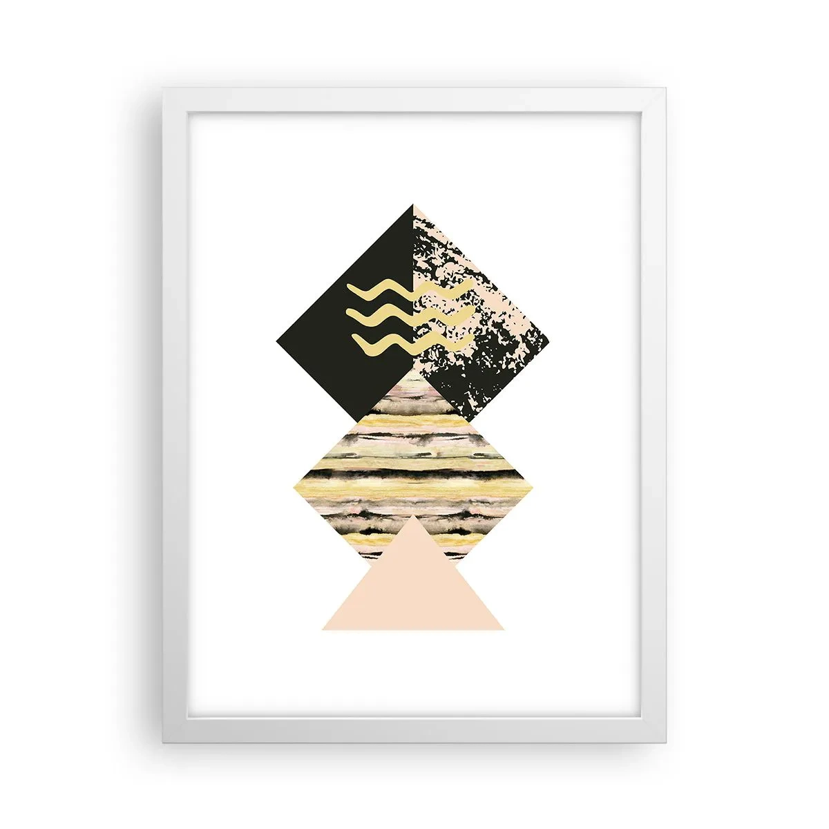 Plagát v bielom ráme - Nie je to tak jednoduché - 30x40 cm