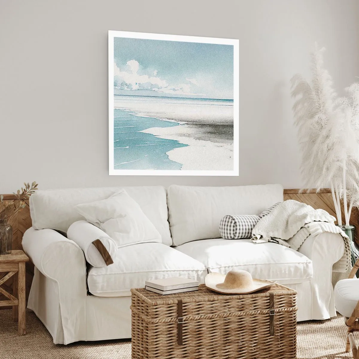 Plagát - Jemný príliv - 50x50 cm