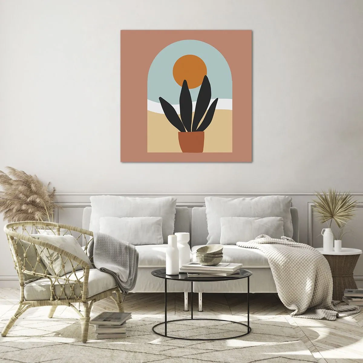 Obraz na skle - Malé radosti - 40x40 cm