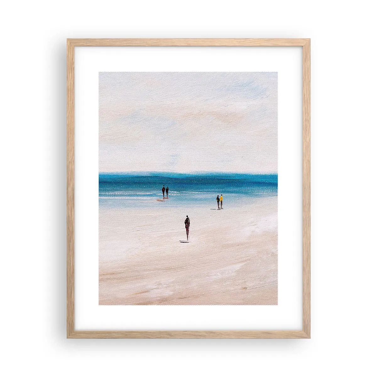 Plagát v ráme zo svetlého duba - Prirodzená potreba - 40x50 cm