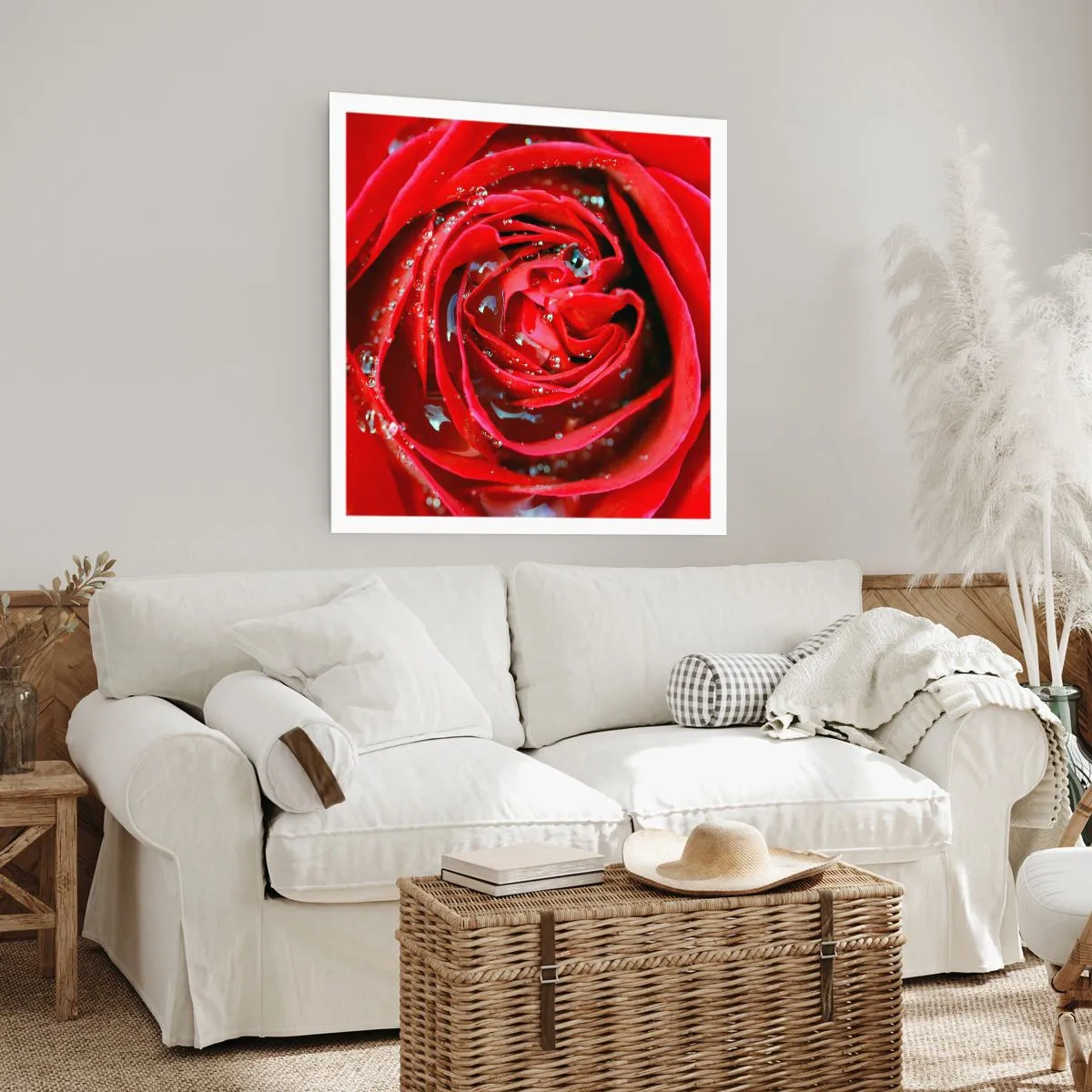 Plagát - V kvapkách rosy - 50x50 cm