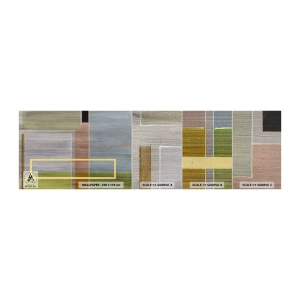 Vzorka fototapety Premium Canvas - Jednoducho a v kľude - Abstrakcia, Moderné umenie, Obdĺžniky - 100x30 cm