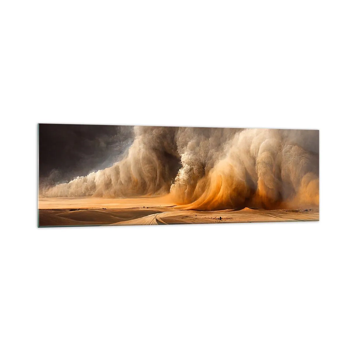 Obraz na skle - Hnev púšte - 160x50 cm