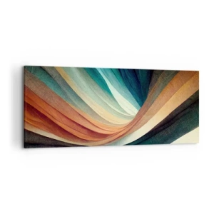 Obraz na plátne - Utkané z farieb - 120x50 cm