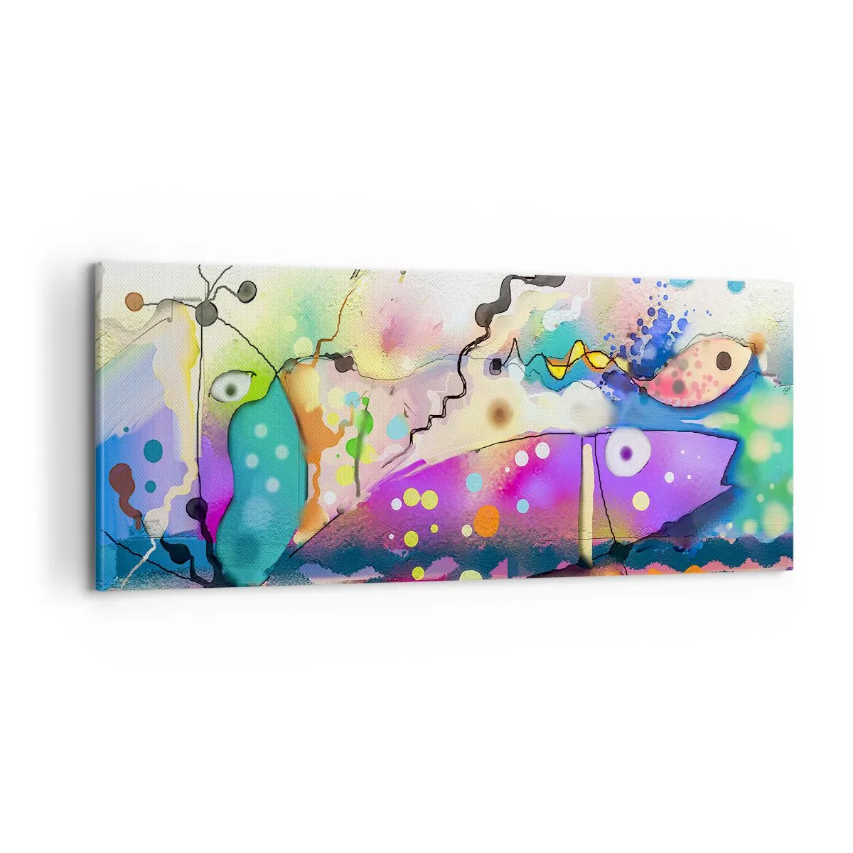Obraz na plátne - Niet slov! - 100x40 cm